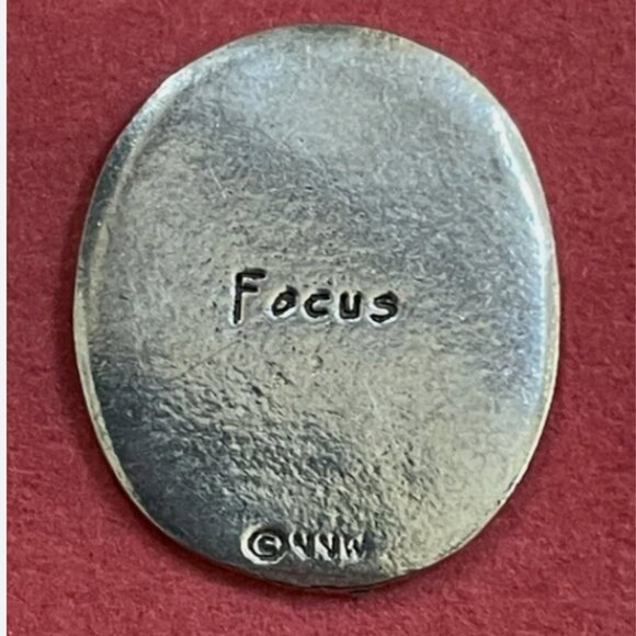 Pocket Spirit Coin Token Beaver Focus by Kwakwaka'wakw artist Beau Dick Leadfree - Picture 2 of 3